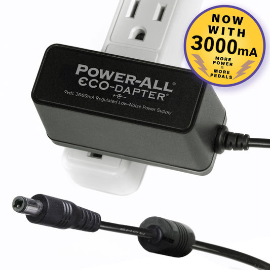 POWER-ALL® ECO-DAPTER® Single 9vdc Pedal Power Supply