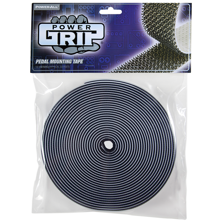 POWER-GRIP® (10-meter) professional pedal board tape - pedalboard dual lock and velcro alternative