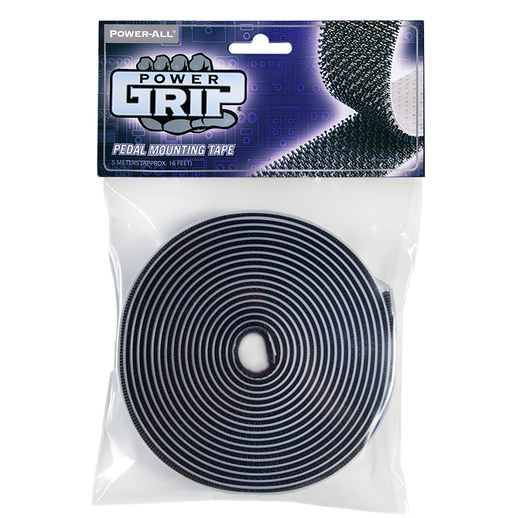 POWER-GRIP® (5-meter) professional pedal board tape - pedalboard dual lock and velcro alternative