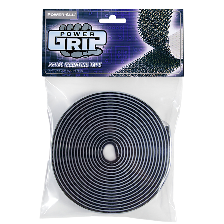 POWER-GRIP® (5-meter)<br>pedal board tape - pedalboard dual lock and velcro alternative</br>